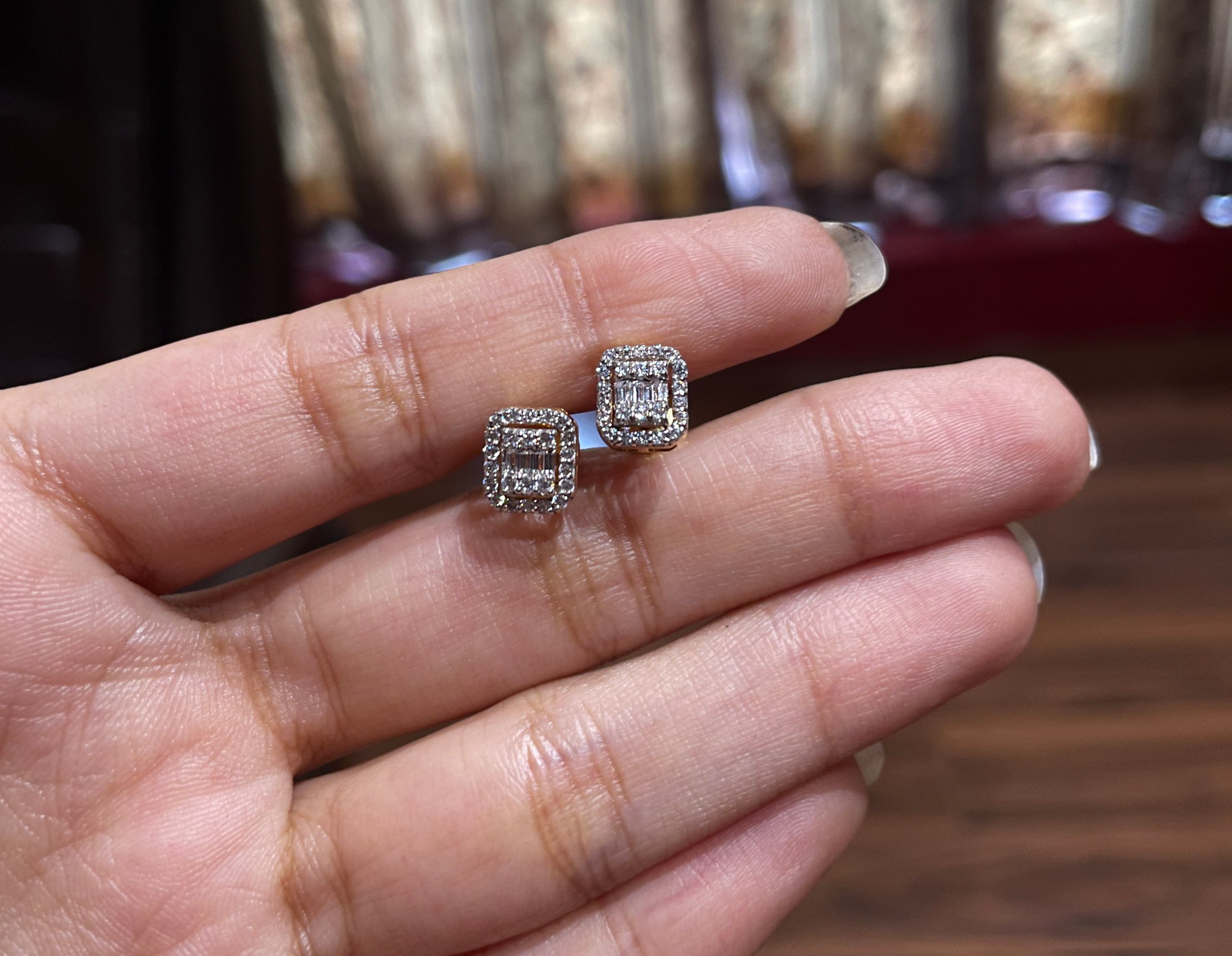 Hexagon studs 
