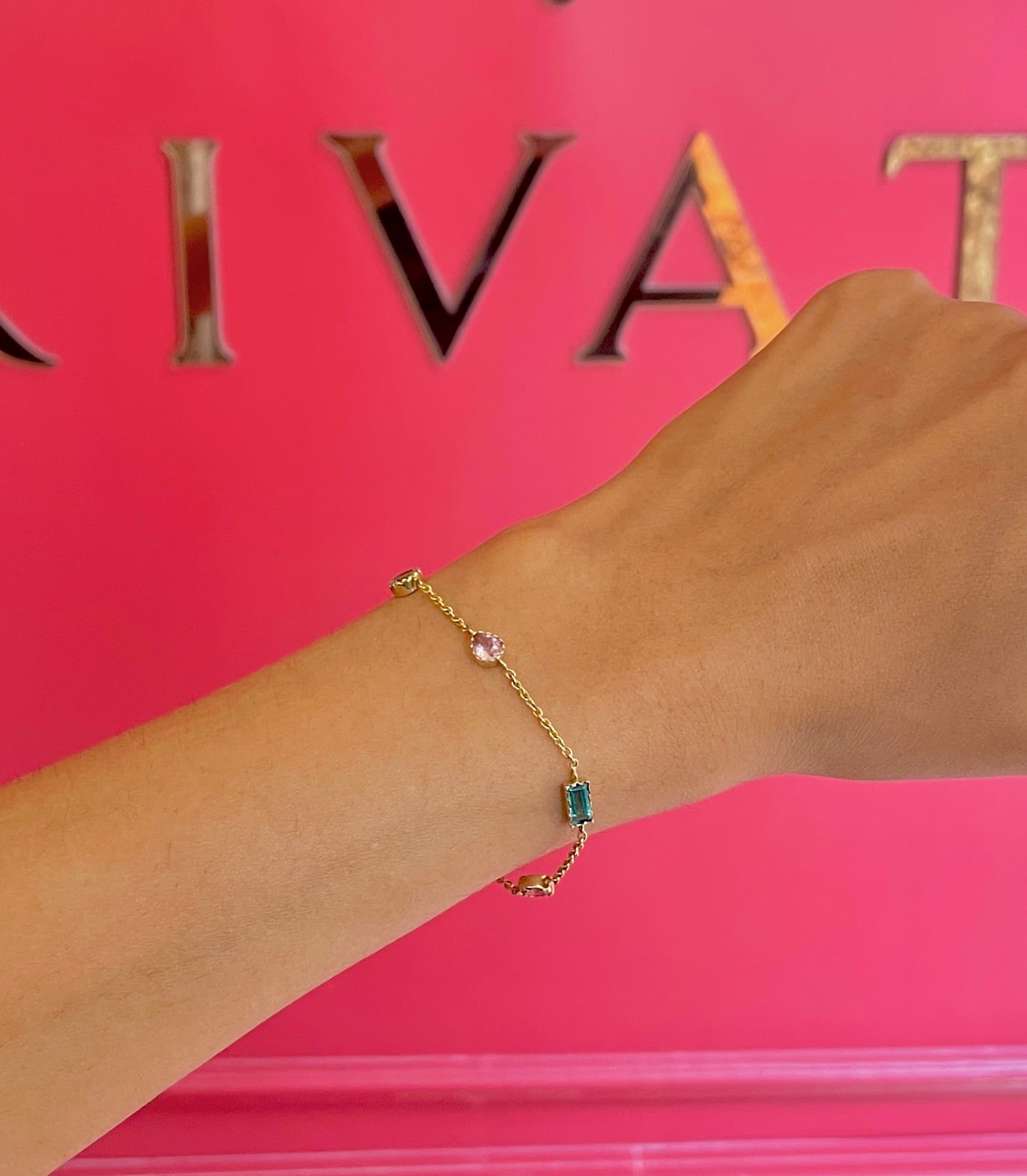 Tourmaline bracelet 