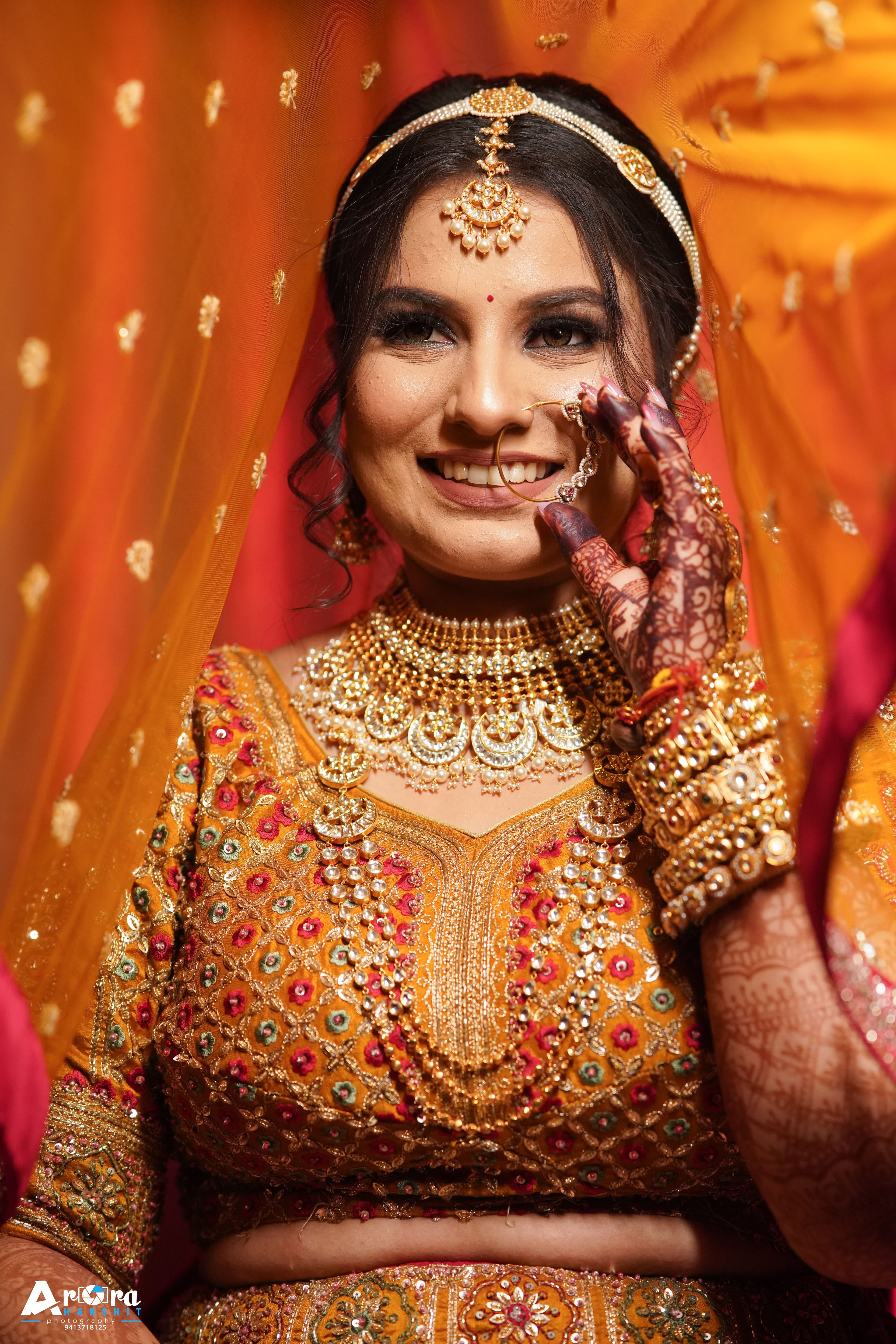 Polki jhumka earrings with kundan setting and meenakari — Shrivatsa bridal collection